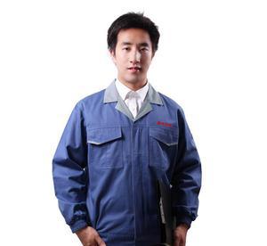 廠家直銷訂做工裝江西南昌服裝廠勞保服裝春秋長袖工作服套裝