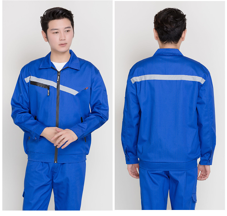 廠家批發直銷工廠維修機修汽車修理工作服直銷車間春秋長袖勞保服